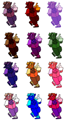 Color/Character Refrence